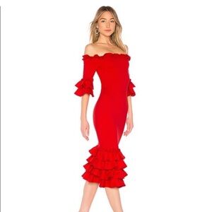 Revolve Exclusive Donna Mizani Red Dress